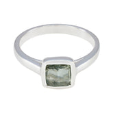 Zazlle Light Green Solitaire Ring - Elegant Gemstone Jewelry Green Amethyst Green